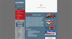 Desktop Screenshot of exporttowing.com